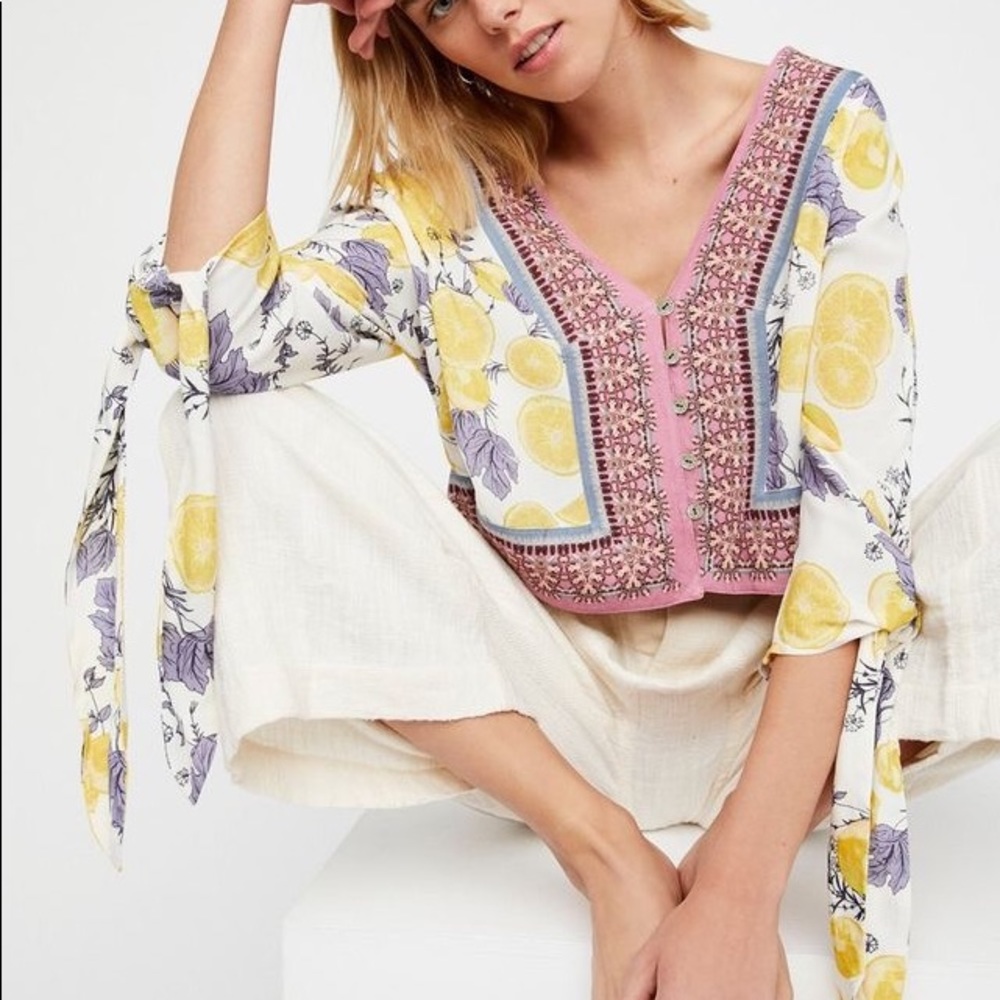 Free People Freshly Squeezed Blouse